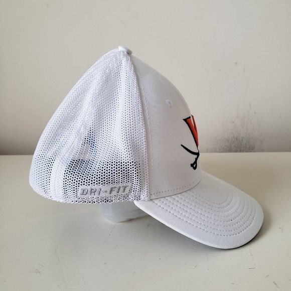Virginia Cavaliers Hat Cap OSFM Stretch White Nike Dri-Fit NCAA Preowned - Picture 7 of 10